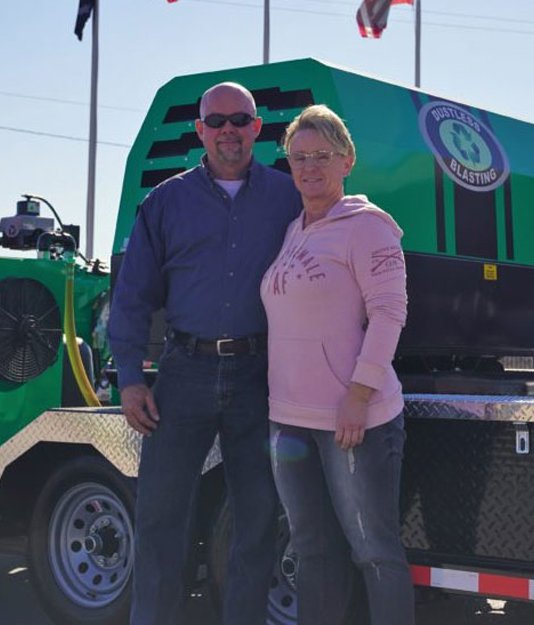 Professional mobile dustless blasting equipment and operators from Tailgunner Mobile Blasting.